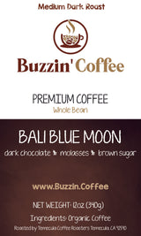 Bali Blue Moon - Organic Medium & Dark Roast - Single Origin Coffee