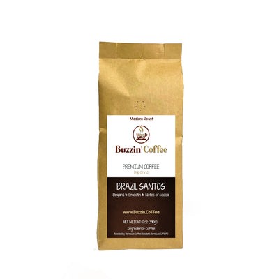 Brazil Santos - Natural Medium Roast - Single Origin Coffee