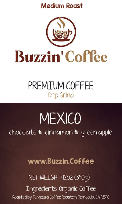 Mexico - Organic Medium Roast - Single Origin Coffee